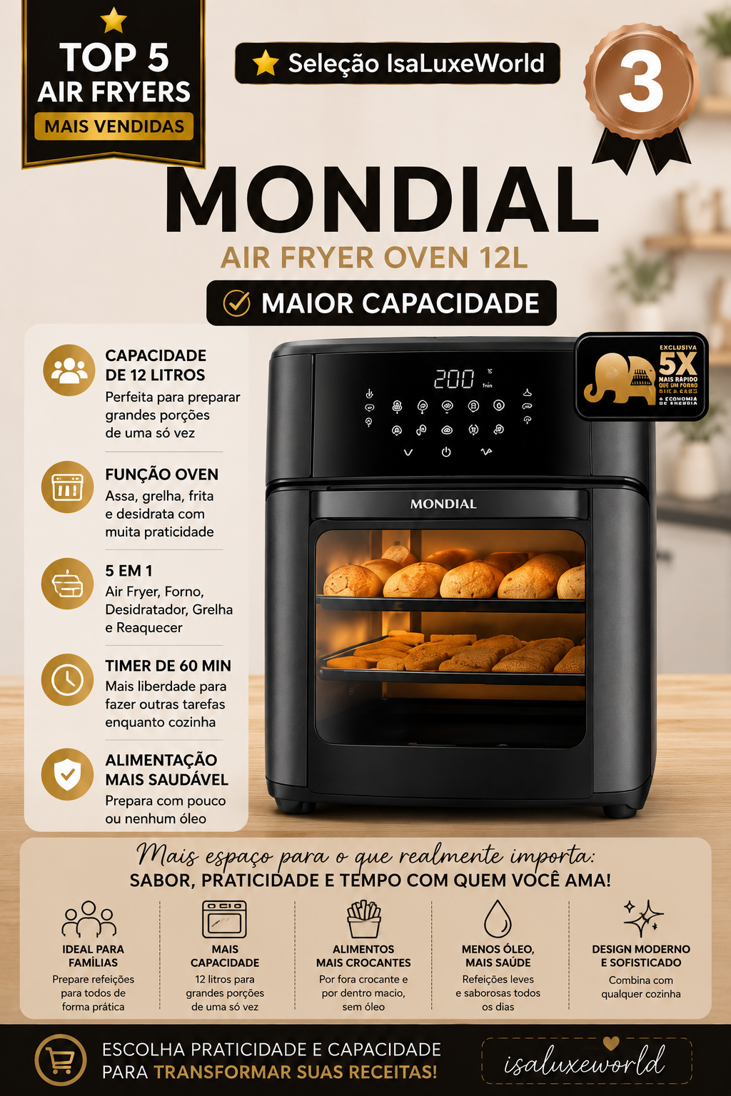 ChatGPT Image fritadeira 03 🥉 Mondial ✔ Maior capacidade,