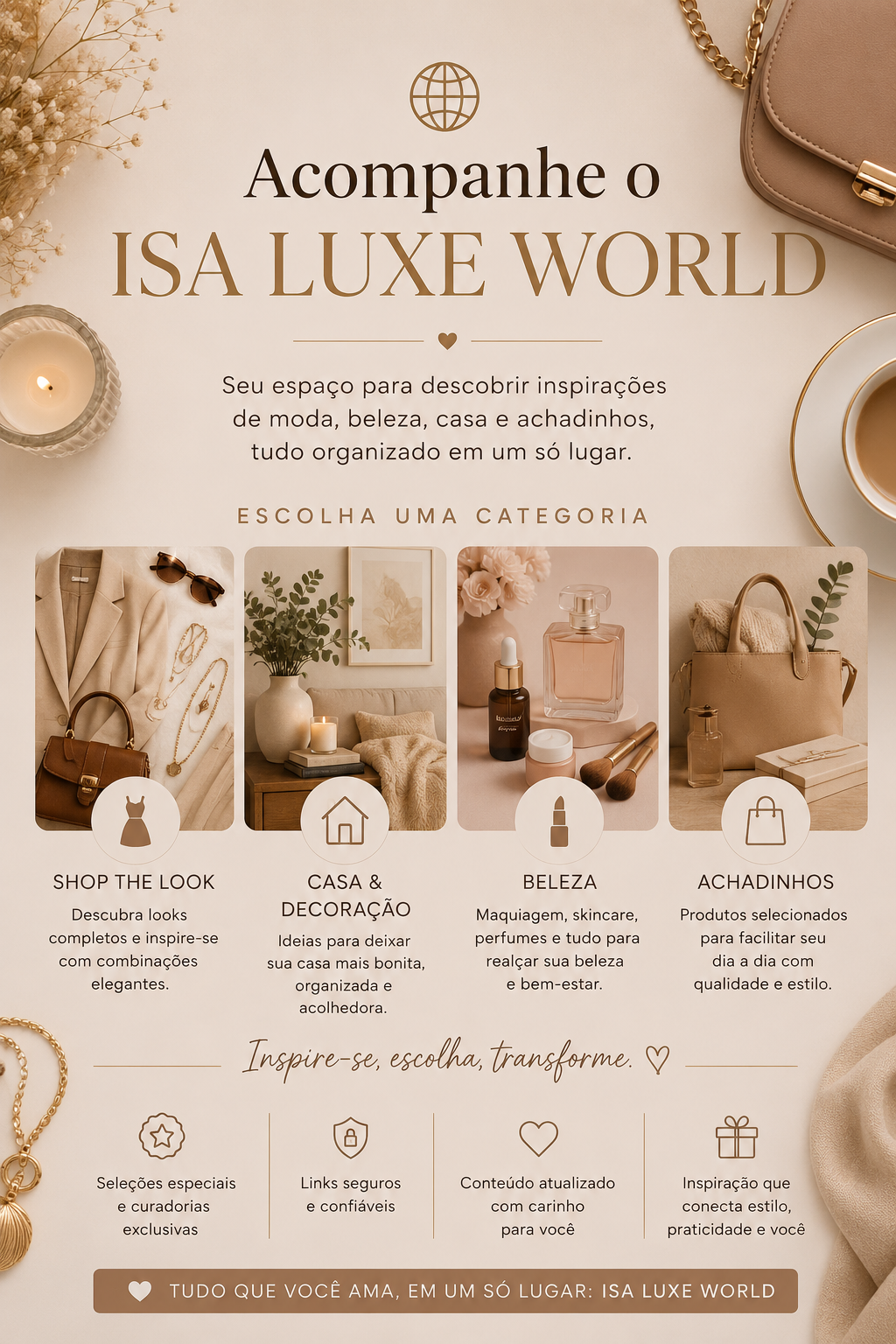 IMAGEM 🌐 Acompanhe o Isa Luxe World