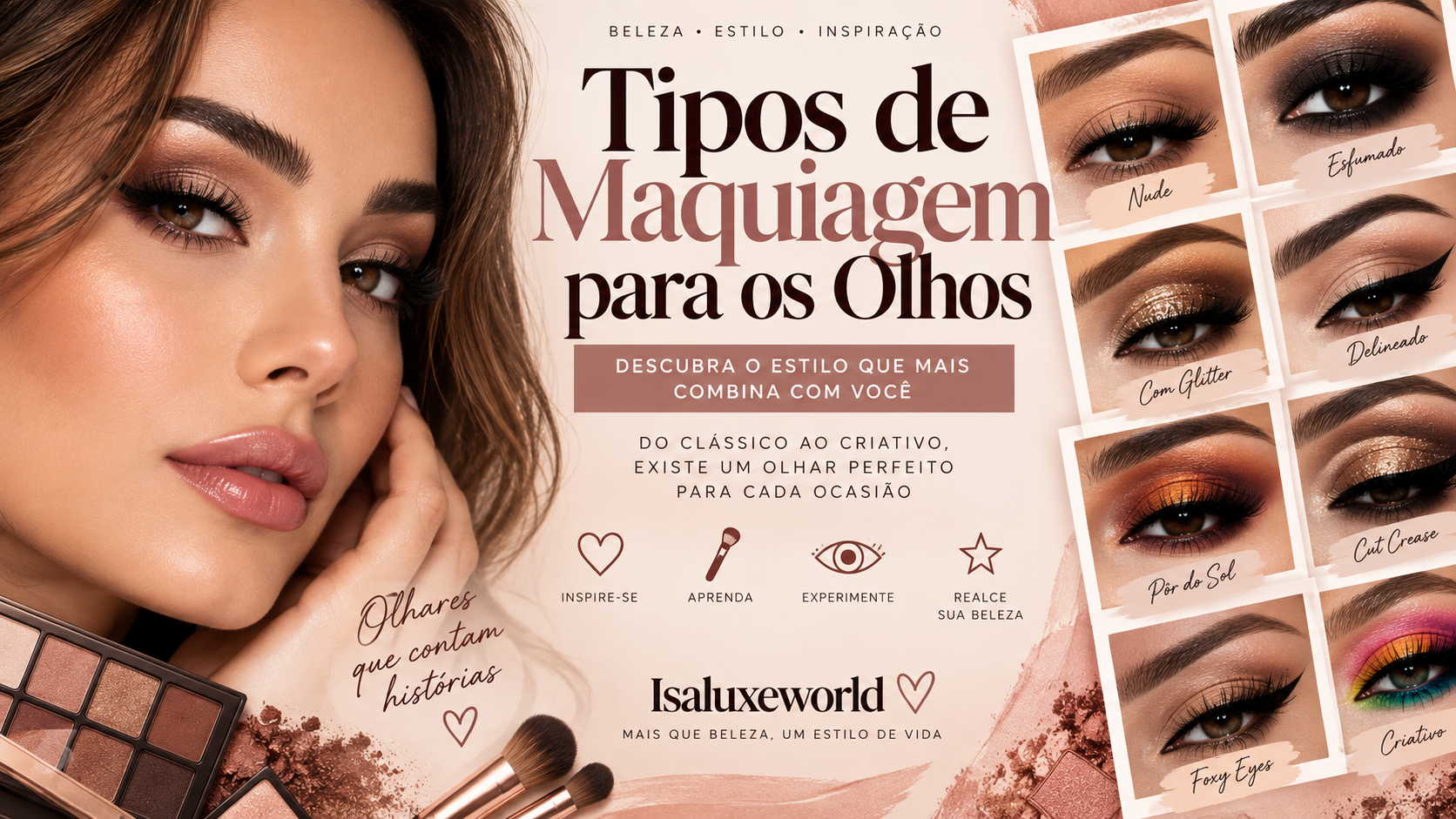 12 Tipos de Maquiagem para os Olhos